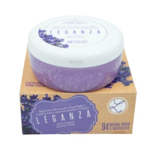 Leganza Anti-Stress Body Scrub with Lavender Oil & Yoghurt 240g – Scrub Σώματος με Έλαιο Λεβάντας & Γιαούρτι