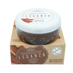 Leganza Magnetic Body Scrub with Milk & Cinnamon 240g – Scrub Σώματος με Γάλα & Κανέλα
