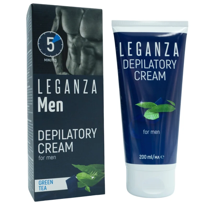 Leganza Men Depilatory Cream 200ml - Αποτριχωτική Κρέμα Ανδρών