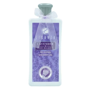 Leganza Lavender Shower Gel 200ml – Καθαριστικό Τζελ Σώματος με Αιθέρια Έλαια Λεβάντας για Καθημερινή Θρέψη & Χαλάρωση