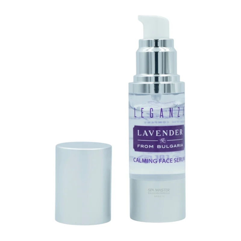 Leganza Lavender Calming Face Serum 30ml – Καταπραϋντικός Ορός Προσώπου με Λεβάντα & Υαλουρονικό Οξύ - Image 2