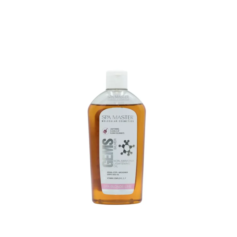 Spa Master Gems Silver Non-Ammonia Lightening Oil 250ml – Λάδι Αποχρωματισμού Χωρίς Αμμωνία για Ήπιο Ξάνοιγμα με Φροντίδα