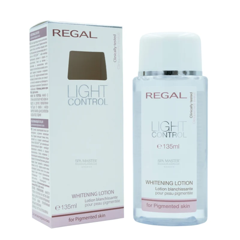 Regal Light Control Whitening Face Lotion 135 ml – Λευκαντική & Ενυδατική Λοσιόν για Ομοιομορφία & Λάμψη - Image 2