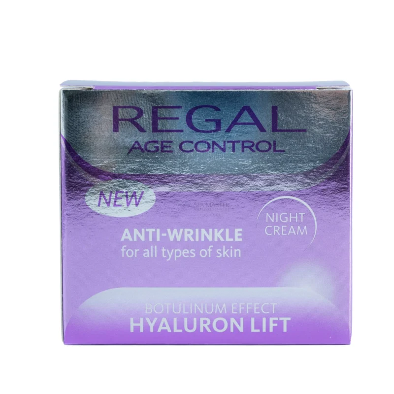 Regal Age Control Anti-Wrinkle Night Cream Botulinum Effect & Hyaluron Lift 45ml – Αντιγηραντική Κρέμα Νύχτας για Σύσφιξη & Λείανση Ρυτίδων