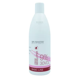 Spa Master Professional Cream Developer 30VOL – 9% 930ml – Οξειδωτική Κρέμα για Ξανθιστικές Βαφές & Τεχνικές Ντεκαπάζ