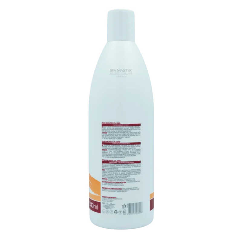 Spa Master Professional Cream Developer 40VOL – 12% 930ml – Οξειδωτική Κρέμα για Ξανθιστικές Βαφές & Ντεκαπάζ - Image 2