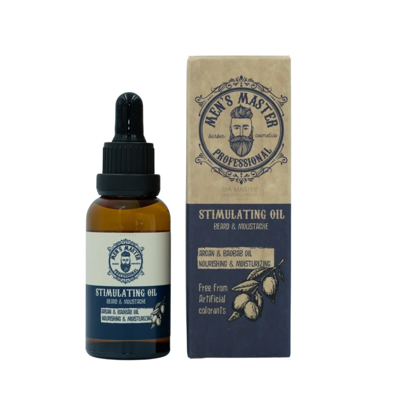 MEN'S MASTER Stimulating Oil – Ενδυναμωτικό Λάδι για Γένια & Μουστάκι - Image 2