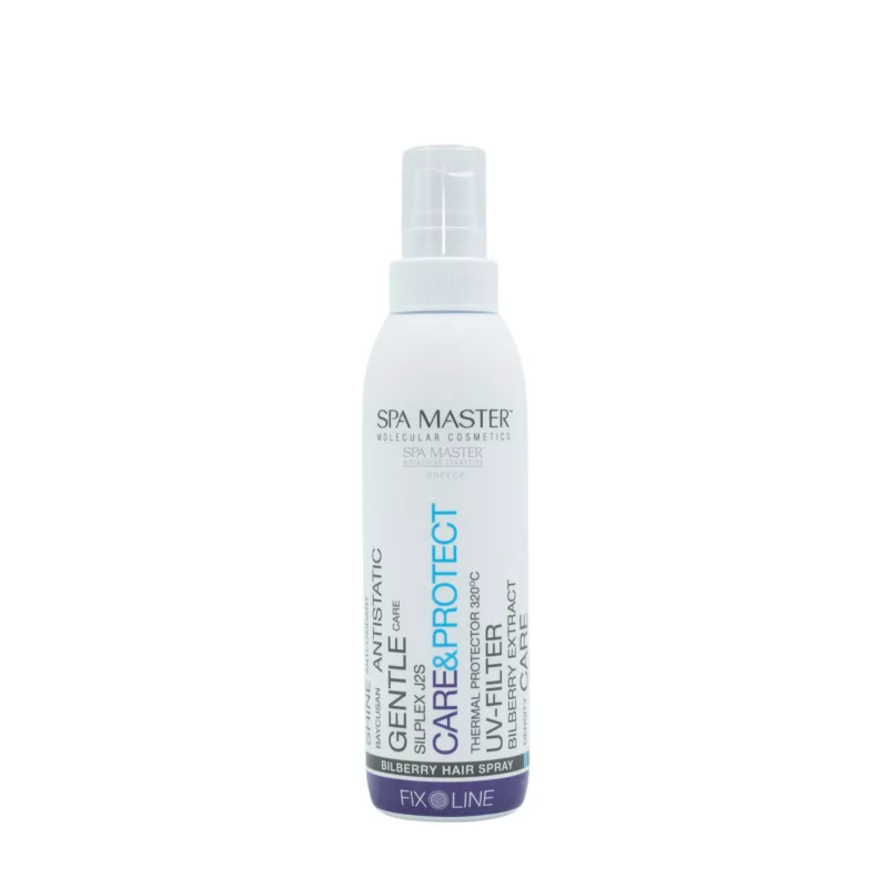 Spa Master Bilberry Hair Spray 200ml – Θερμοπροστατευτικό Spray με UV Φίλτρο & Μύρτιλο