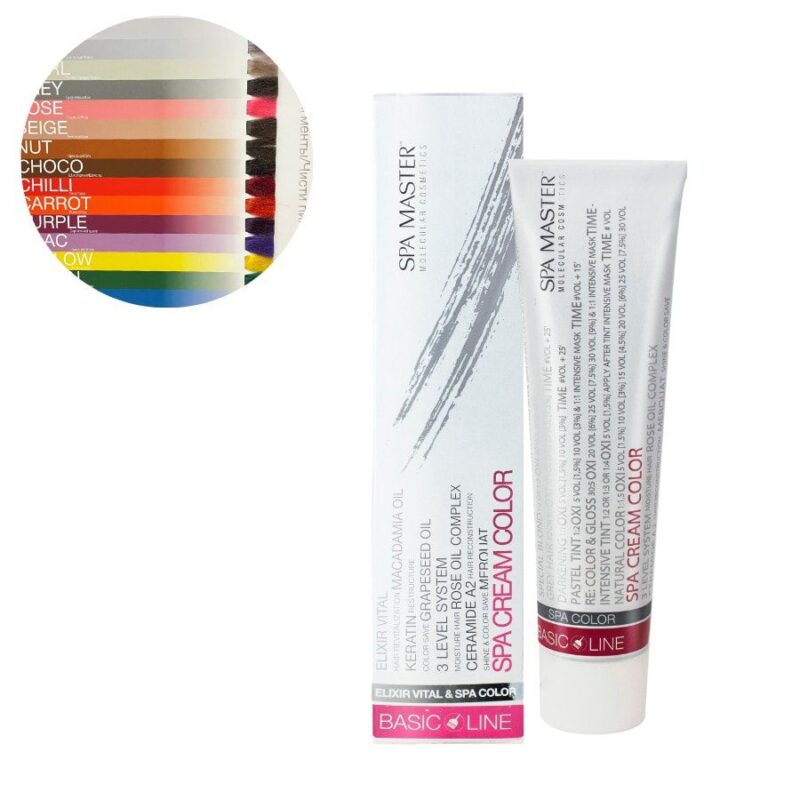 Ημιμόνιμες Βαφές Μαλλιών Nut – Καρυδί Pure Pigments 100ml Spa Master Professional - Image 4