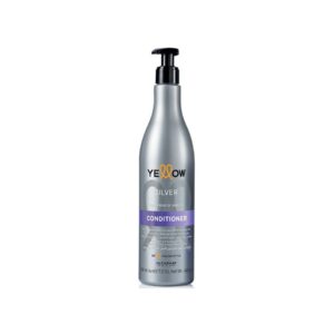 Alfaparf Yellow Silver Conditioner 500ml – Μαλακτική Κρέμα Εξουδετέρωσης Κίτρινων Τόνων & Ενυδάτωσης για Ξανθά & Γκρίζα Μαλλιά