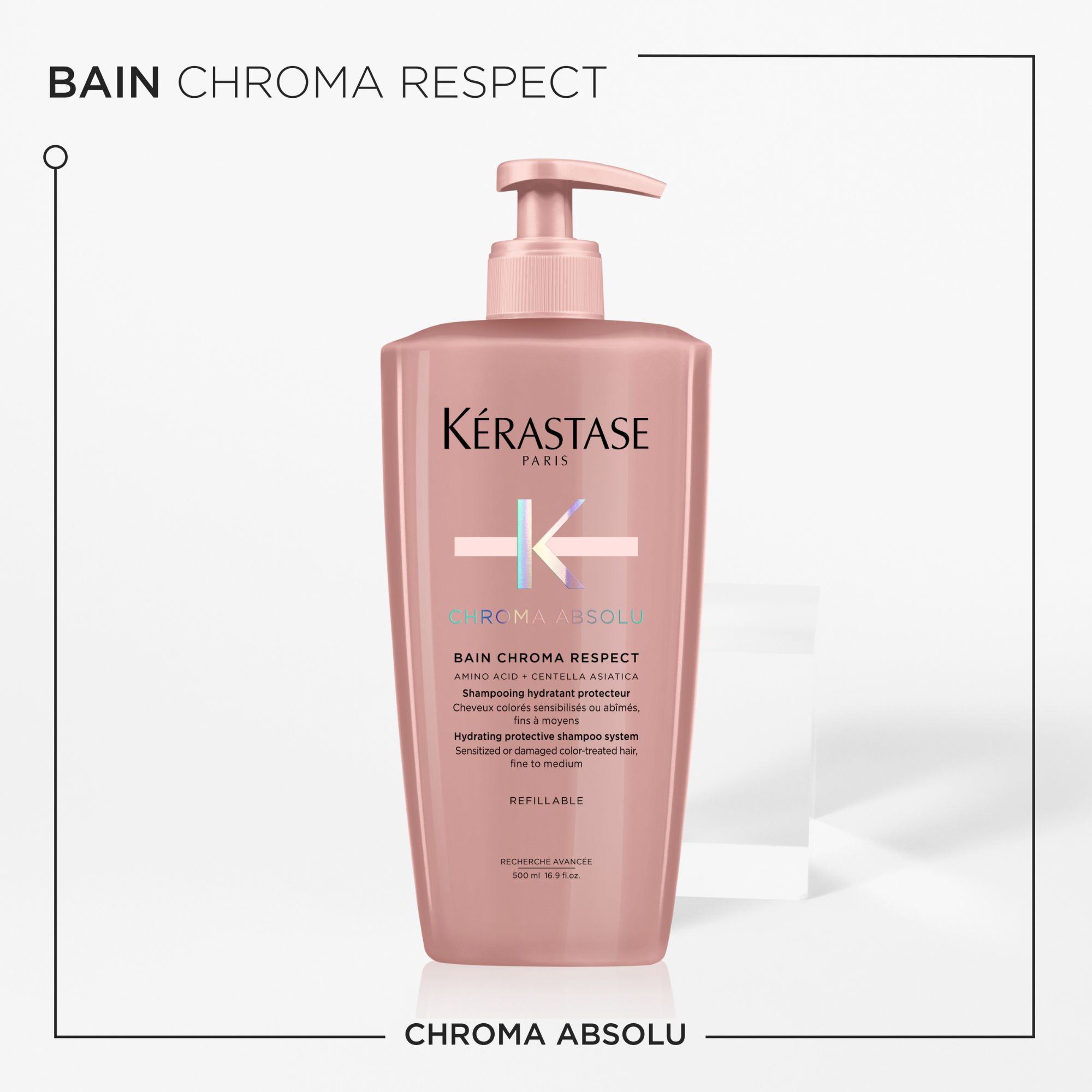 Kérastase Bain Riche Chroma Respect 500ml – Θρεπτικό Σαμπουάν για Προστασία Χρώματος - Image 2