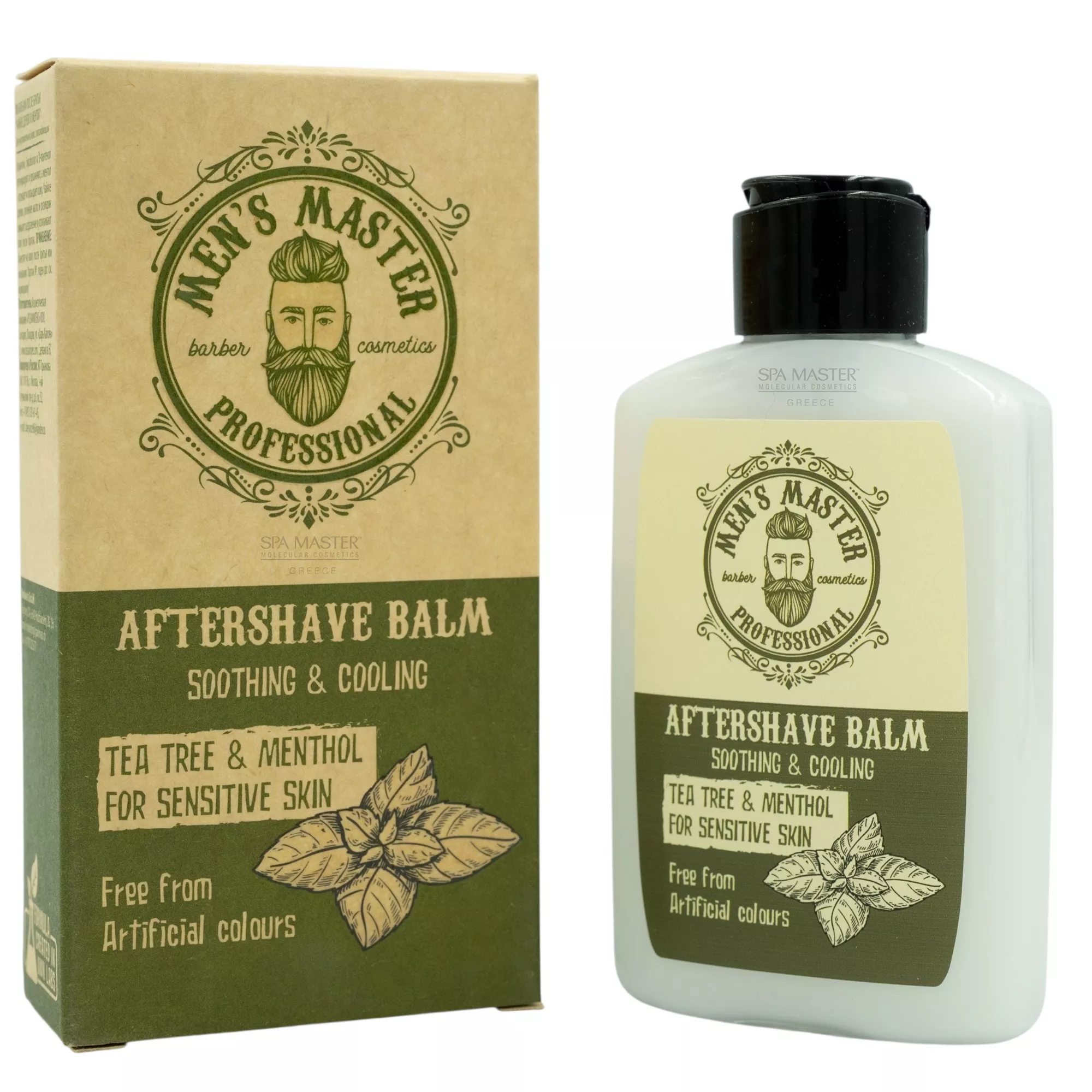 MEN’S MASTER "Tea Tree and Menthol" Aftershave Balm – Καταπραϋντικό Bάλσαμο Μετά το Ξύρισμα