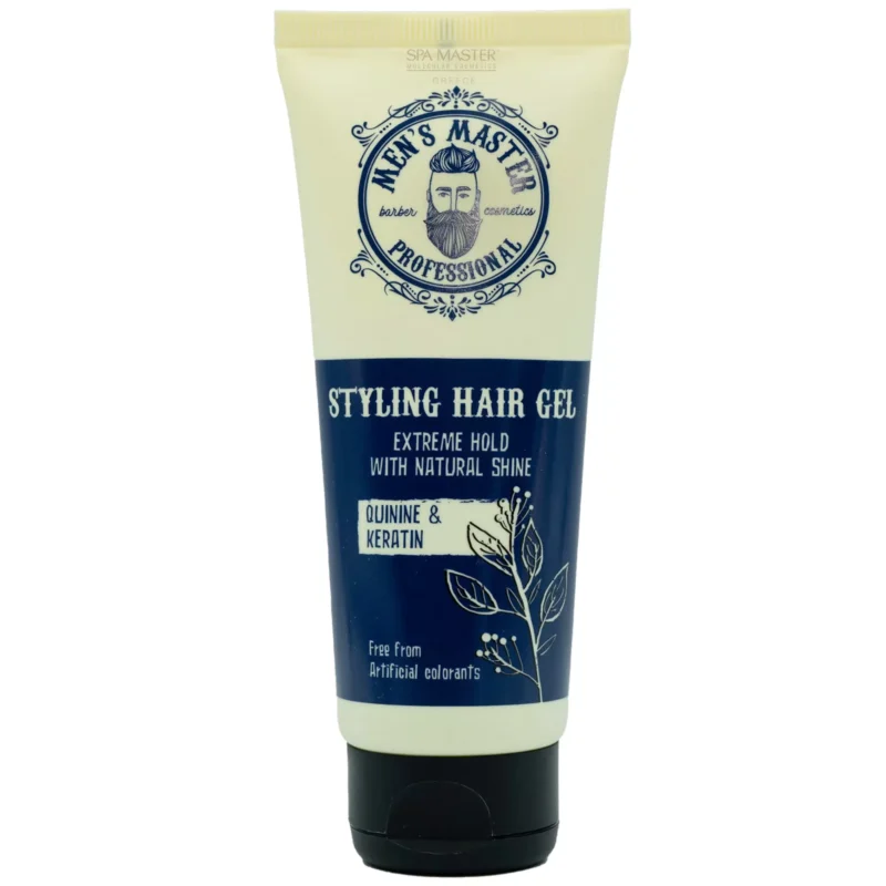 MEN’S MASTER Styling Hair Gel Quinine & Keratin 100ml – Για Απόλυτο Κράτημα, Ενδυνάμωση & Φυσική Λάμψη