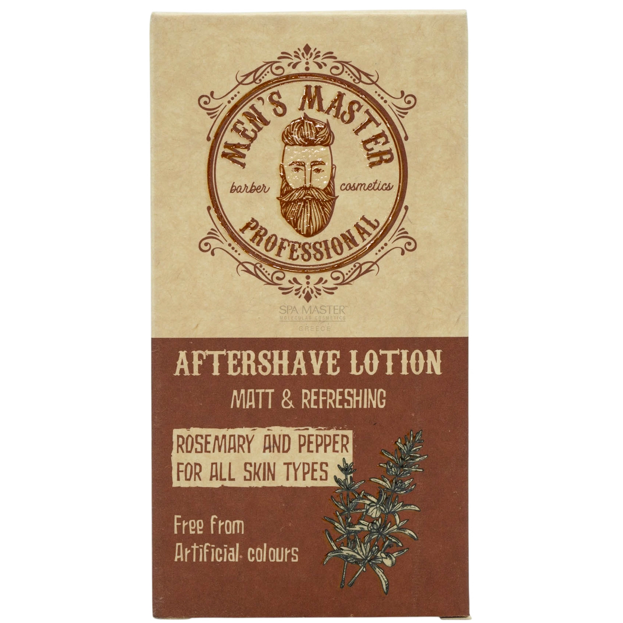 MEN’S MASTER Aftershave Lotion "Rosemary and Red Pepper" – Αναζωογονητική Λοσιόν Ξυρίσματος για Τόνωση & Φρεσκάδα - Image 2