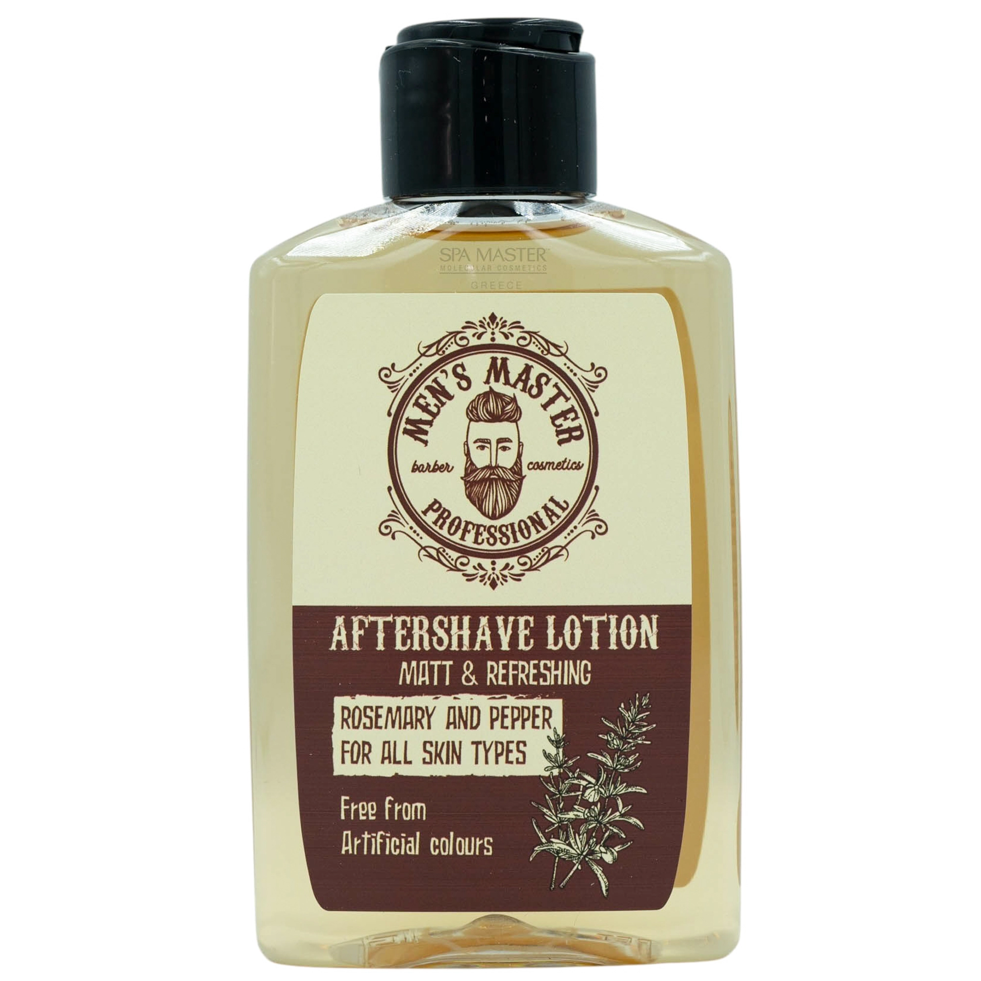 MEN’S MASTER Aftershave Lotion "Rosemary and Red Pepper" – Αναζωογονητική Λοσιόν Ξυρίσματος για Τόνωση & Φρεσκάδα - Image 4