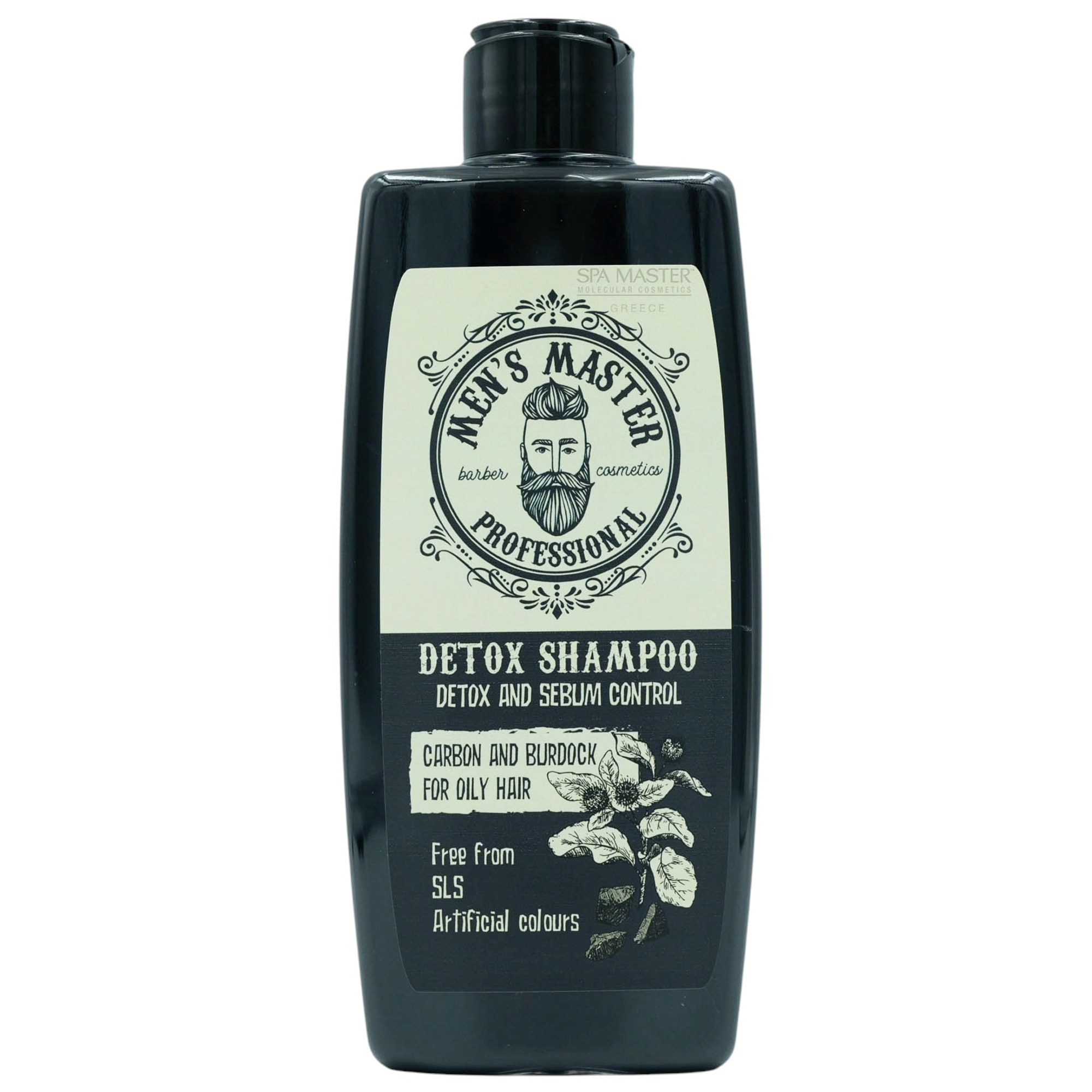 Men’s Master Detox Shampoo – Ενεργός Άνθρακας & Κολλιτσίδα Έλεγχος Σμήγματος για Απόλυτα Καθαρά Μαλλιά - Image 3