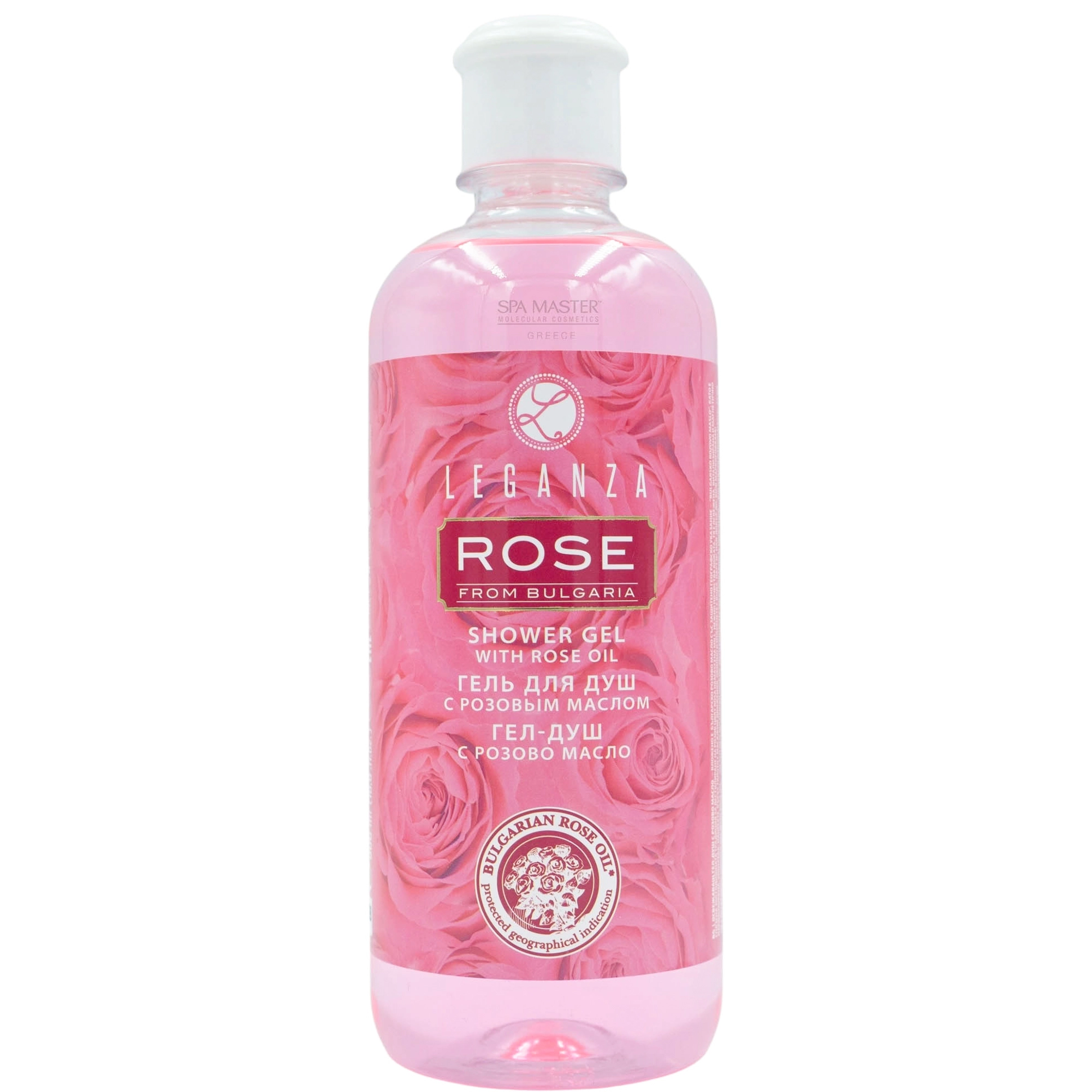 Leganza Rose Shower Gel 500ml – Αφρόλουτρο με Έλαιο Τριαντάφυλλου για Απαλή Καθαριότητα και Ενυδάτωση