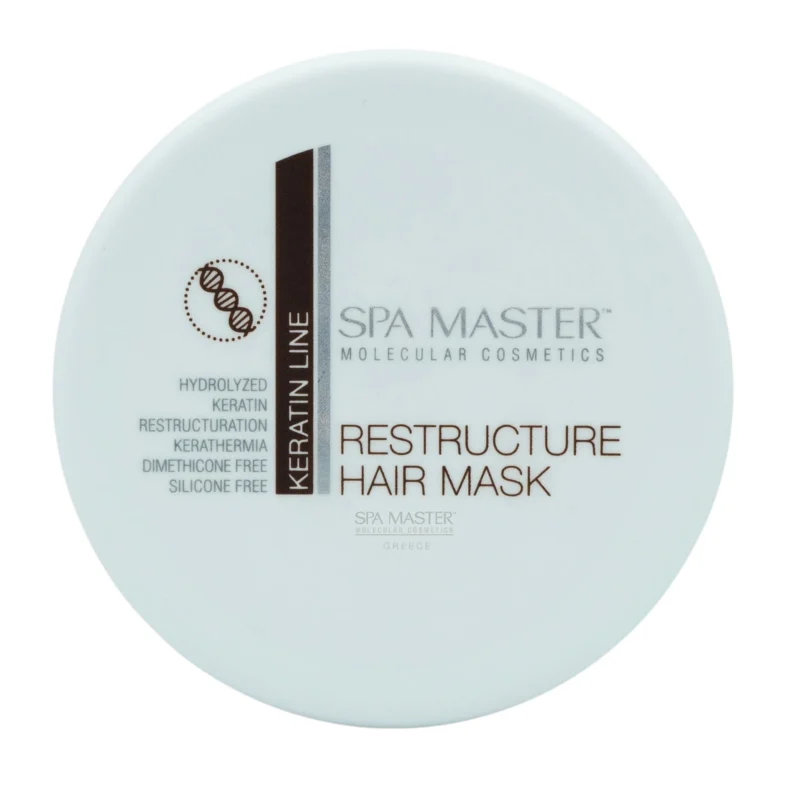 Spa Master Restructuring Hair Mask 500ml – Μάσκα Επανορθωτικής Δράσης με Υδρολυμένη Κερατίνη - Image 2