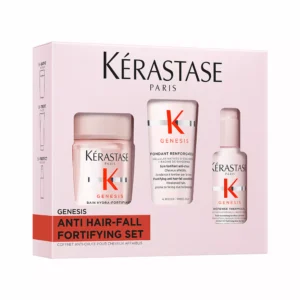 Kérastase Genesis Discovery Travel Set (Bain Hydra-Fortifiant 80ml, Fondant Renforçateur 75ml, Défense Thermique 45ml)