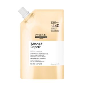 L’Oréal Professionnel Absolut Repair Shampoo Refill 1000ml – Σαμπουάν Επανόρθωσης & Θρέψης για Ταλαιπωρημένα Μαλλιά