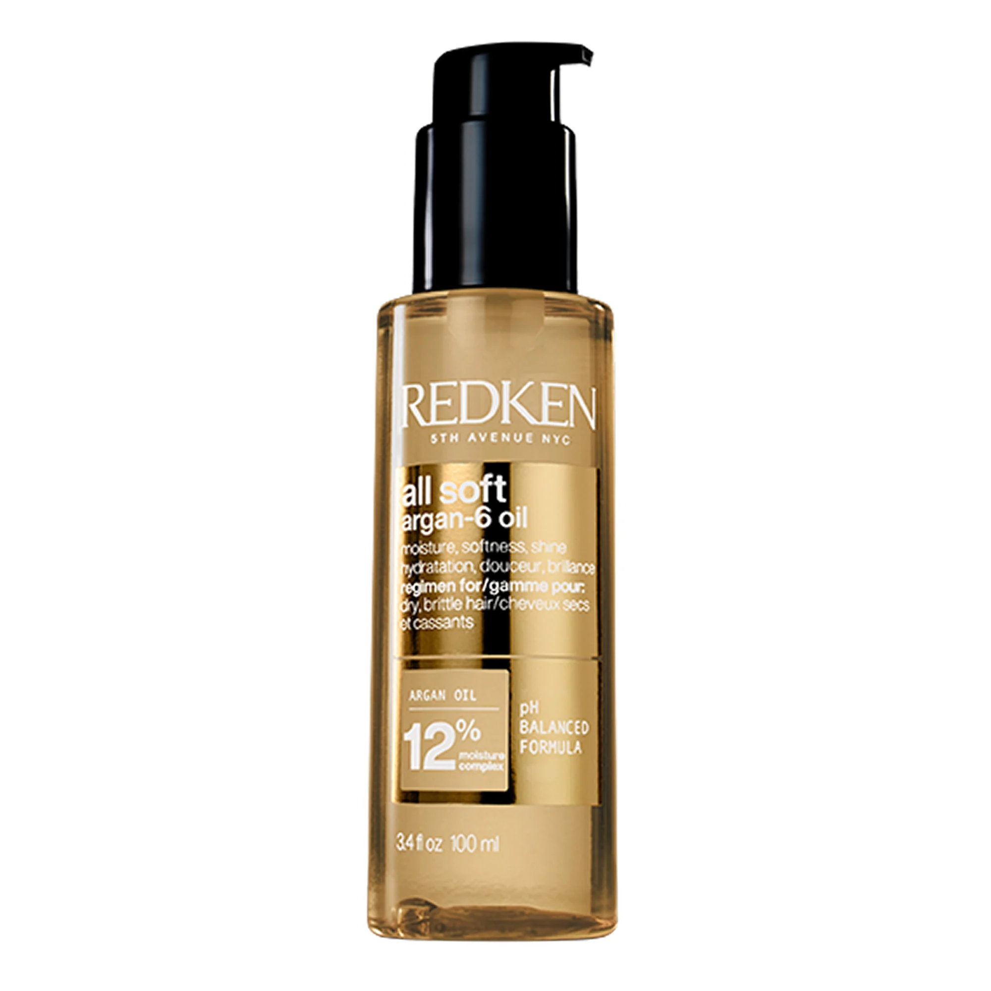 Redken All Soft Argan-6 Oil 100ml – Ενυδατικό Έλαιο Μαλλιών με Argan Oil & 12% Moisture Complex
