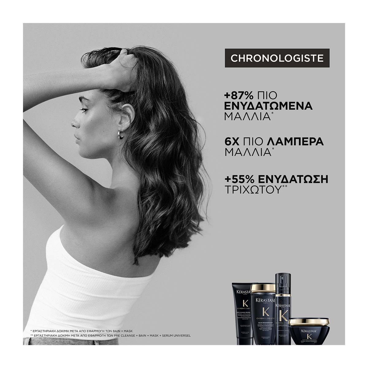 Kérastase Chronologiste Bain Régénérant Shampoo – Αναζωογονητικό Σαμπουάν για Αναδόμηση & Νεανική Λάμψη 250ml - Image 4