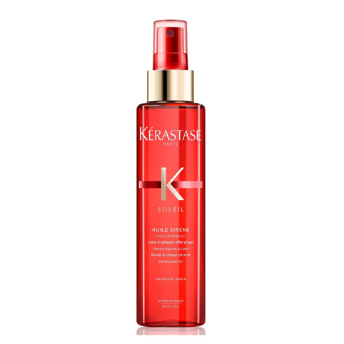 Kérastase Soleil Huile Sirène 150ml – Διφασικό Σπρέι για Λάμψη, Ενυδάτωση & Φυσικό Κυματισμό στην Παραλία