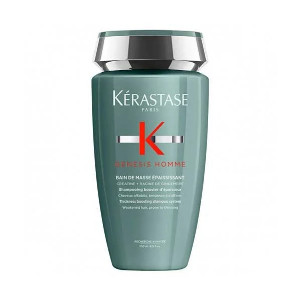 Kérastase Genesis Homme Bain de Masse 250ml – Ανδρικό Σαμπουάν για Όγκο & Πύκνωση