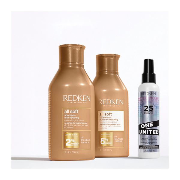 Redken All Soft Conditioner 300ml – Μαλακτική Κρέμα Ενυδάτωσης για Ξηρά & Ταλαιπωρημένα Μαλλιά - Image 4