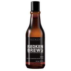 Redken Brews 3 σε 1 Shampoo 300ml – Για Μαλλιά, Σώμα & Πρόσωπο