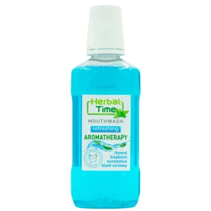 Herbal Time Mouthwash Aromatherapy 300 ml – Φυσική Φρεσκάδα με Αιθέρια Έλαια