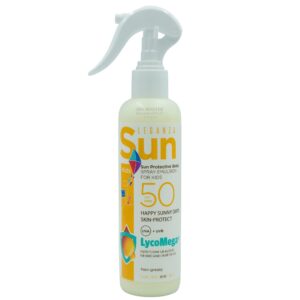 Leganza Sun Protection Body Spray-Emulsion for Children SPF 50+ 200ml – Αντηλιακό Σπρέι Γαλάκτωμα για Παιδιά με LycoMega® & Πολύ Υψηλή Προστασία