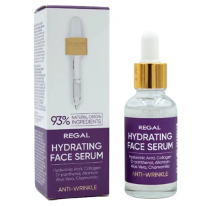 Regal Hydrating Face Serum Anti-Wrinkle 30ml – Ενυδατικός & Αντιρυτιδικός Ορός με Υαλουρονικό Οξύ, Κολλαγόνο και 93% Φυσικά Συστατικά