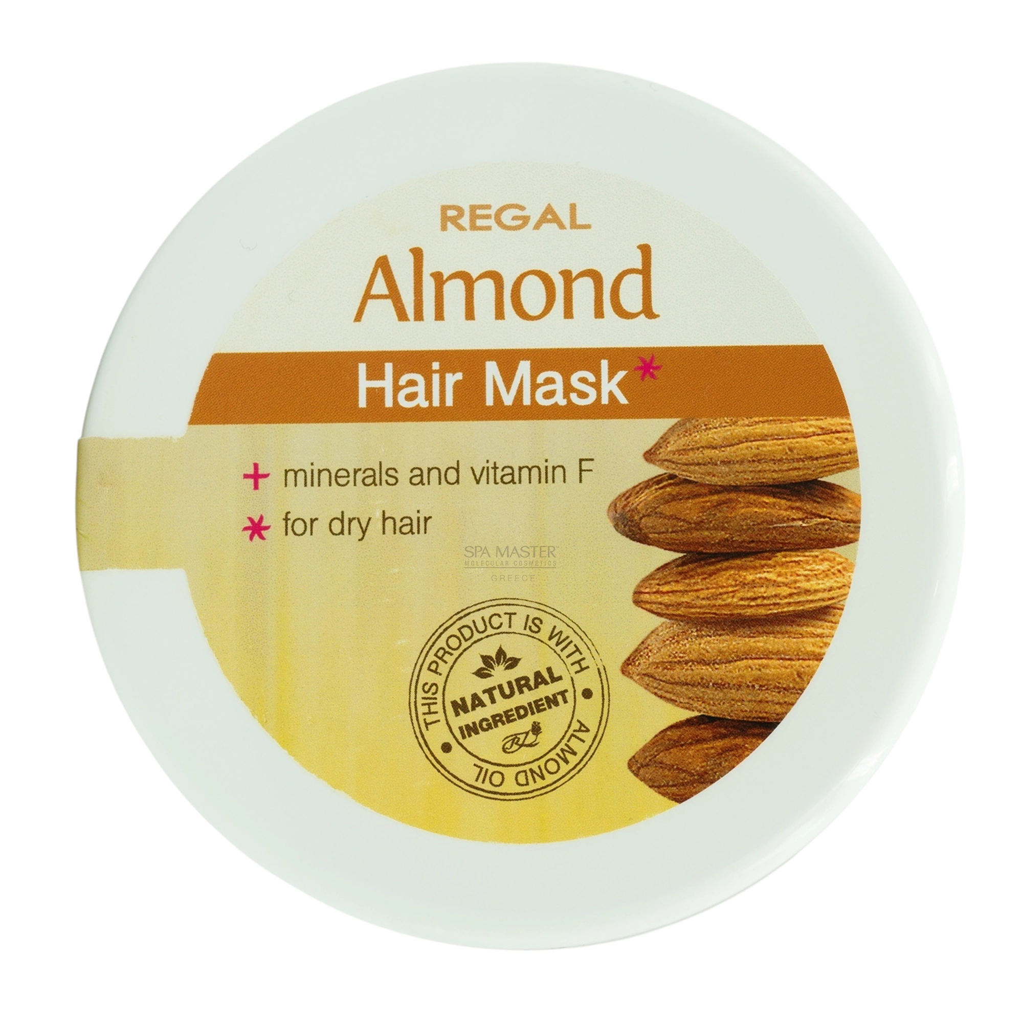 Regal Almond Hair Mask 500ml – Μάσκα Μαλλιών με Αμυγδαλέλαιο, Ιχνοστοιχεία & Βιταμίνη F - Image 2