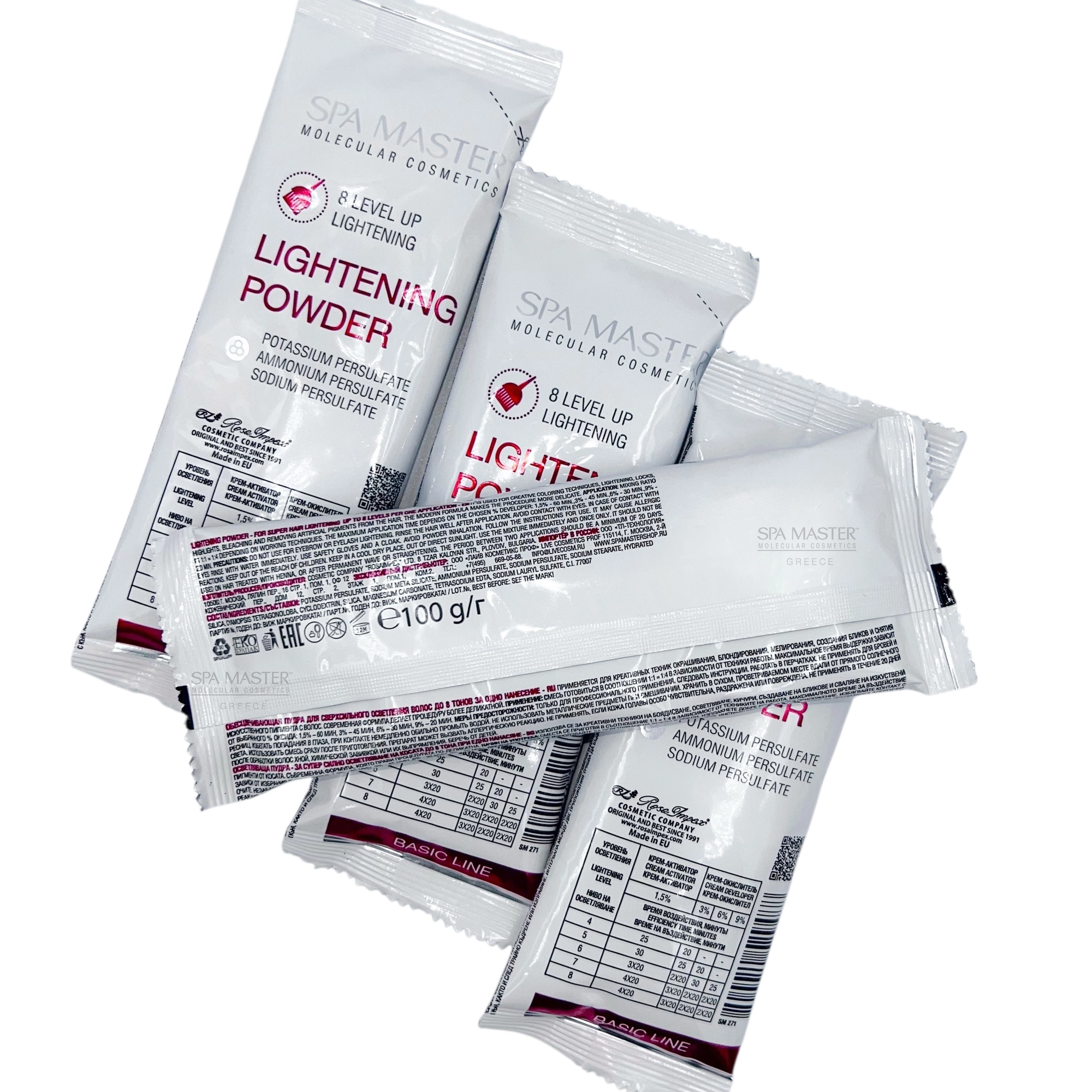 Spa Master Lightening Powder 100g – Επαγγελματική Σκόνη Αποχρωματισμού έως 8 Τόνους - Image 2