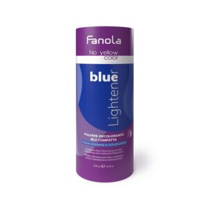 Fanola No Yellow Color Blue Powder Lightener 450gr – Μπλε Ντεκαπάζ σε Σκόνη για Εξουδετέρωση Πορτοκαλί Τόνων