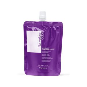 Fanola No Yellow Cream Bleaching Powder Violet 500ml – Κρεμώδες Ντεκαπάζ με Βιολέ Πιγκμέντα