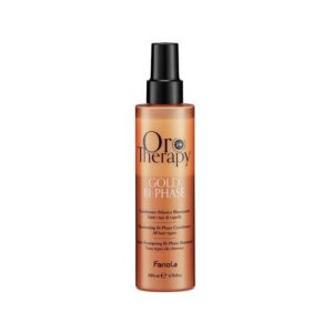 Fanola Oro Therapy Bi-Phase Gold Conditioner 200ml – Conditioner Λάμψης 2 Φάσεων χωρίς Ξέβγαλμα
