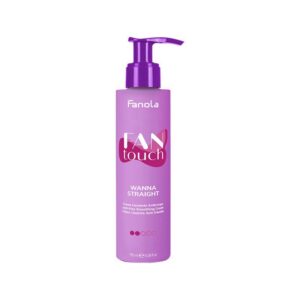 Fanola Wanna Straight Smoothing Cream / Lotion 195ml – Ισιωτική Κρέμα & Θερμοπροστασία κατά του Φριζαρίσματος
