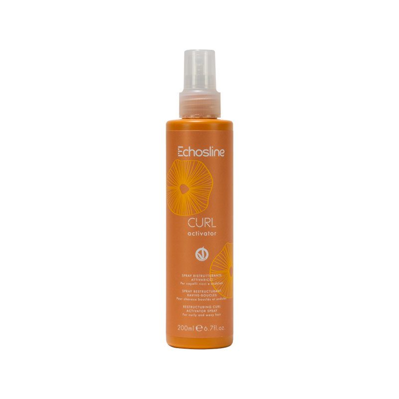 Echosline Curl Spray 200ml – Σπρέι Αναδόμησης & Ενεργοποιητής Μπούκλας