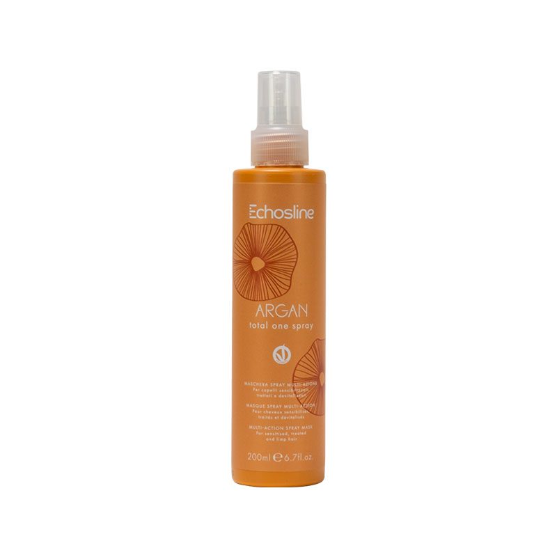 Echosline Total One Argan 200ml – Μάσκα Μαλλιών 15 Δράσεων σε Σπρέι χωρίς Ξέβγαλμα
