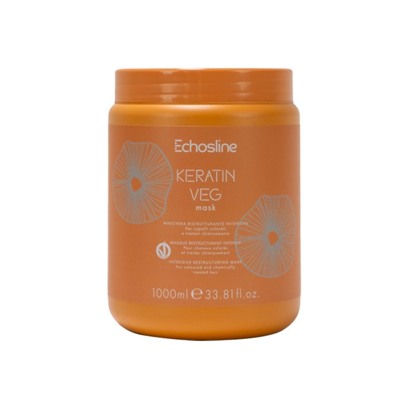 Echosline Keratin Veg Mask 1000ml – Μάσκα Ανάπλασης με Φυτική Κερατίνη