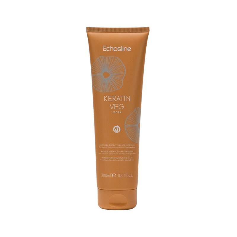 Echosline Keratin Veg Mask 300ml – Μάσκα Ανάπλασης με Φυτική Κερατίνη