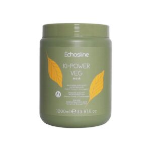 Echosline Ki Power Veg Mask 1000ml – Μάσκα Αναδόμησης & Ανάπλασης για Κατεστραμμένα Μαλλιά