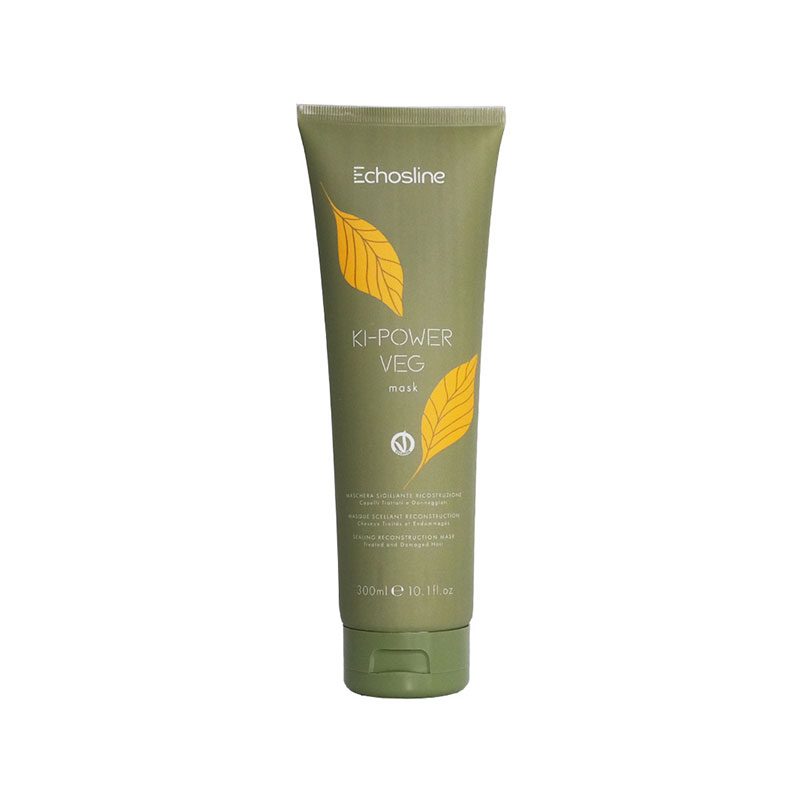 Echosline Ki Power Veg Mask 300ml – Μάσκα Αναδόμησης & Ανάπλασης για Κατεστραμμένα Μαλλιά