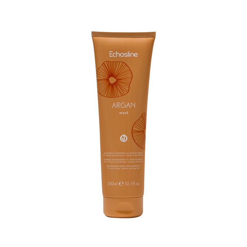 Echosline Argan Mask 300ml – Μάσκα Ενυδάτωσης & Λάμψης με Λάδι Argan
