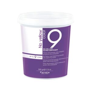 Fanola No Yellow 9 Tones Violet Bleaching Powder 500ml – Ντεκαπάζ Βιολέ Κατά του Κίτρινου