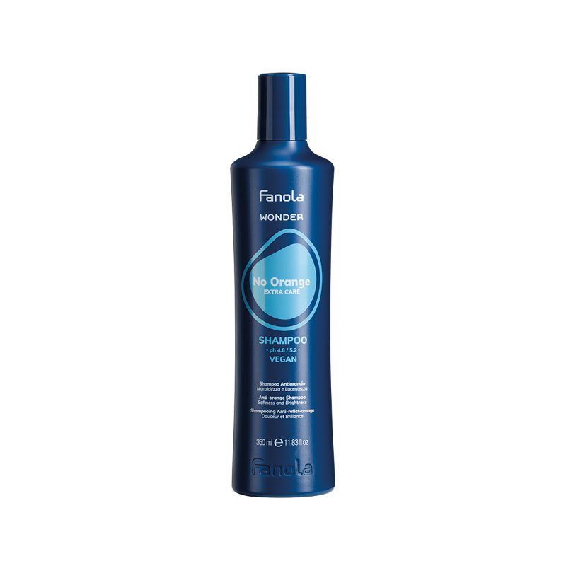 Fanola Wonder No Orange Extra Care Shampoo 350ml – Σαμπουάν Εξουδετέρωσης Πορτοκαλί & Χρυσών Τόνων