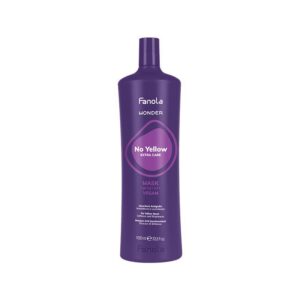 Fanola Wonder No Yellow Extra Care 1000ml – Μάσκα Μαλλιών Κατά του Κίτρινου Ξανθού