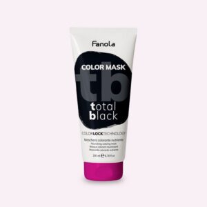Fanola Color Mask Total Black 200ml – Χρωμομάσκα Μαύρη για Ζωντανό & Βαθύ Μαύρο Χρώμα